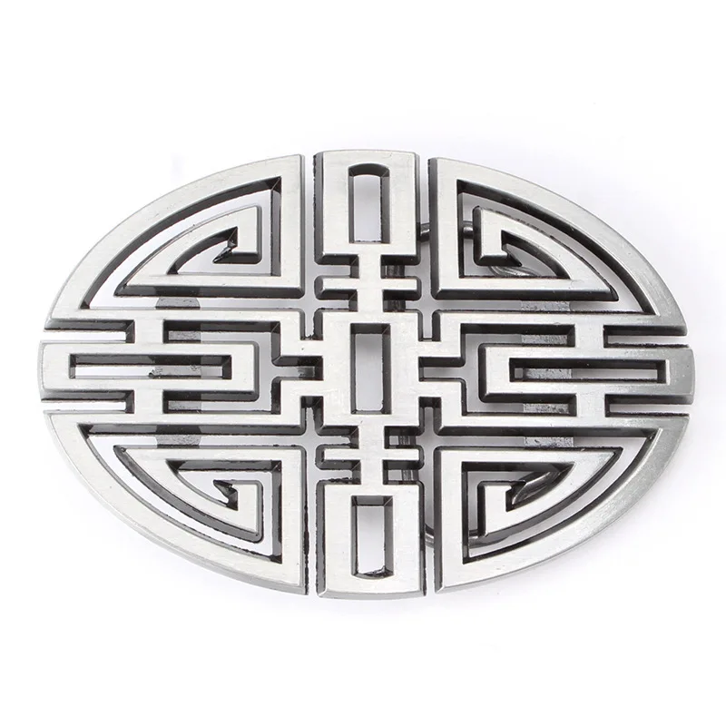 Chinese Character Alloy Belt Buckle  Implies Health and Longevity