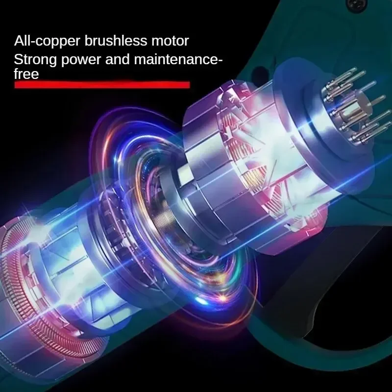 Electric Pruning Shears Rechargeable Landscaping Fruit Tree Lithium Electric Scissors Wireless Branch Pruning Tool