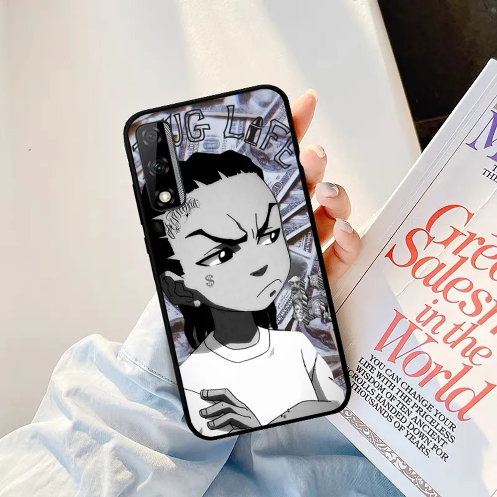 Huey Freeman The Boondocks Phone Case For Huawei Y9 6 7 5 Prime Enjoy 7s 7 8 Plus 7a 9e 9plus 8E Lite Psmart Shell