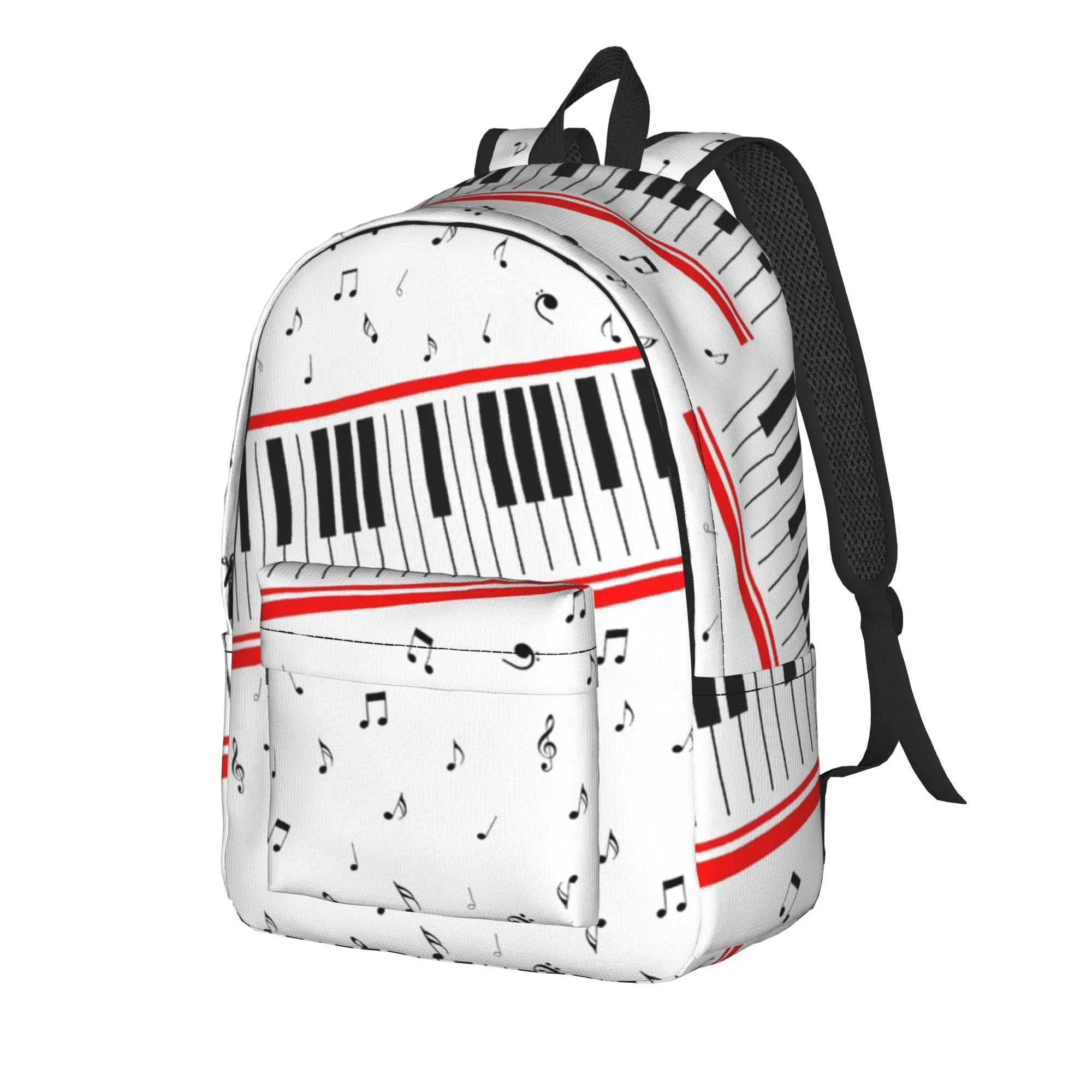 Beat It Piano Michaels Jacksons Casual Backpack Durable Student Hiking Travel  Daypack for Men Women College Shoulder Bag