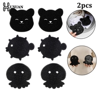 2pcs Laundry Ball Washing Machine Lint Catcher Bear Shape Pet Hair Remover Reusable Clothes Sofa Cat Dog Hair Cleaning Sponge