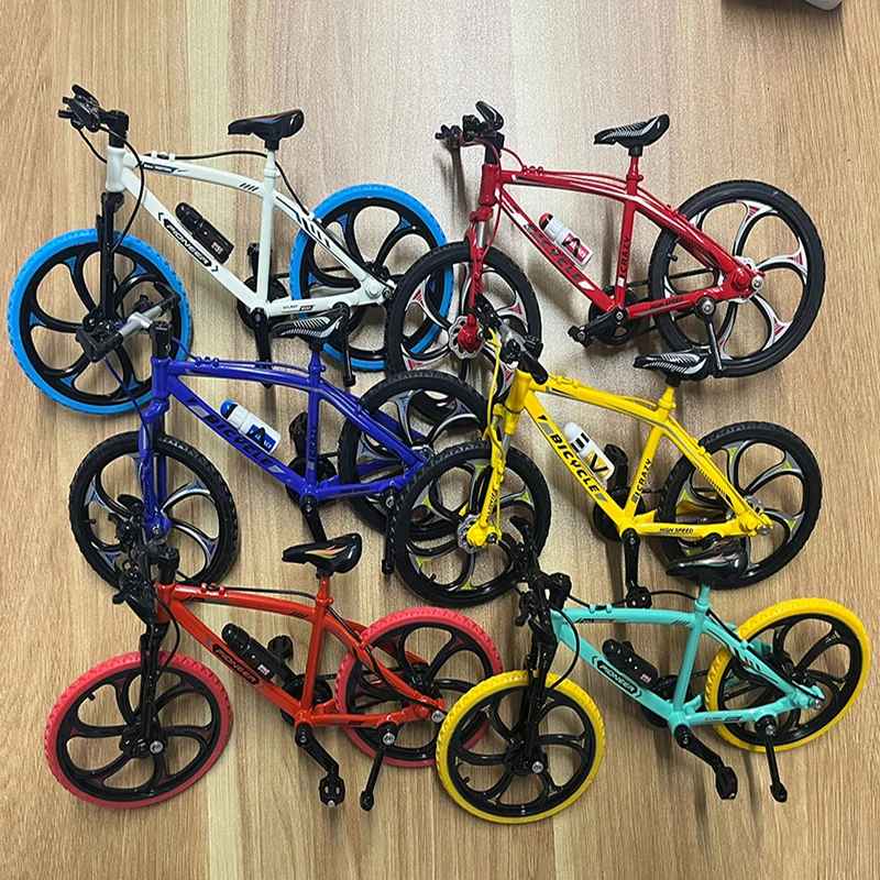 1:8 New Mini Model Alloy Bicycle Diecast Adult Finger Mountain Metal Bike Die-Casting Decoration Collection Gifts Toys for boys