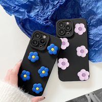 Cute Korea Ins Lovely DIY Flowers Case For Doogee N55 N50 N40 Pro N20 N10 Y7 Y9 Plus X98 X96 Pro Daisy Flower TPU Soft Cover