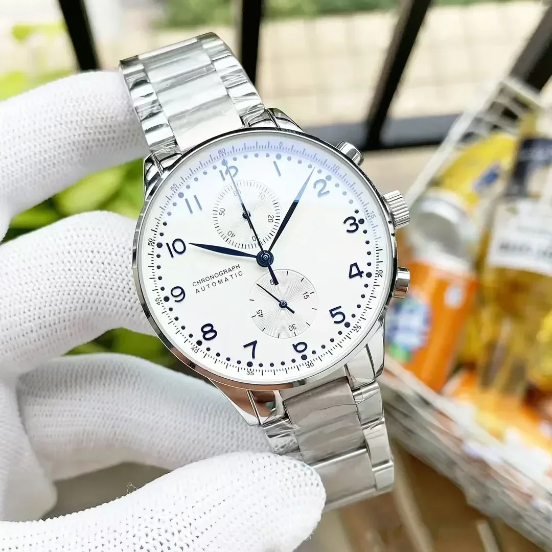 Dames herenhorloges Grape Chronograph Series Automatische mechanische horloges Multifunctioneel