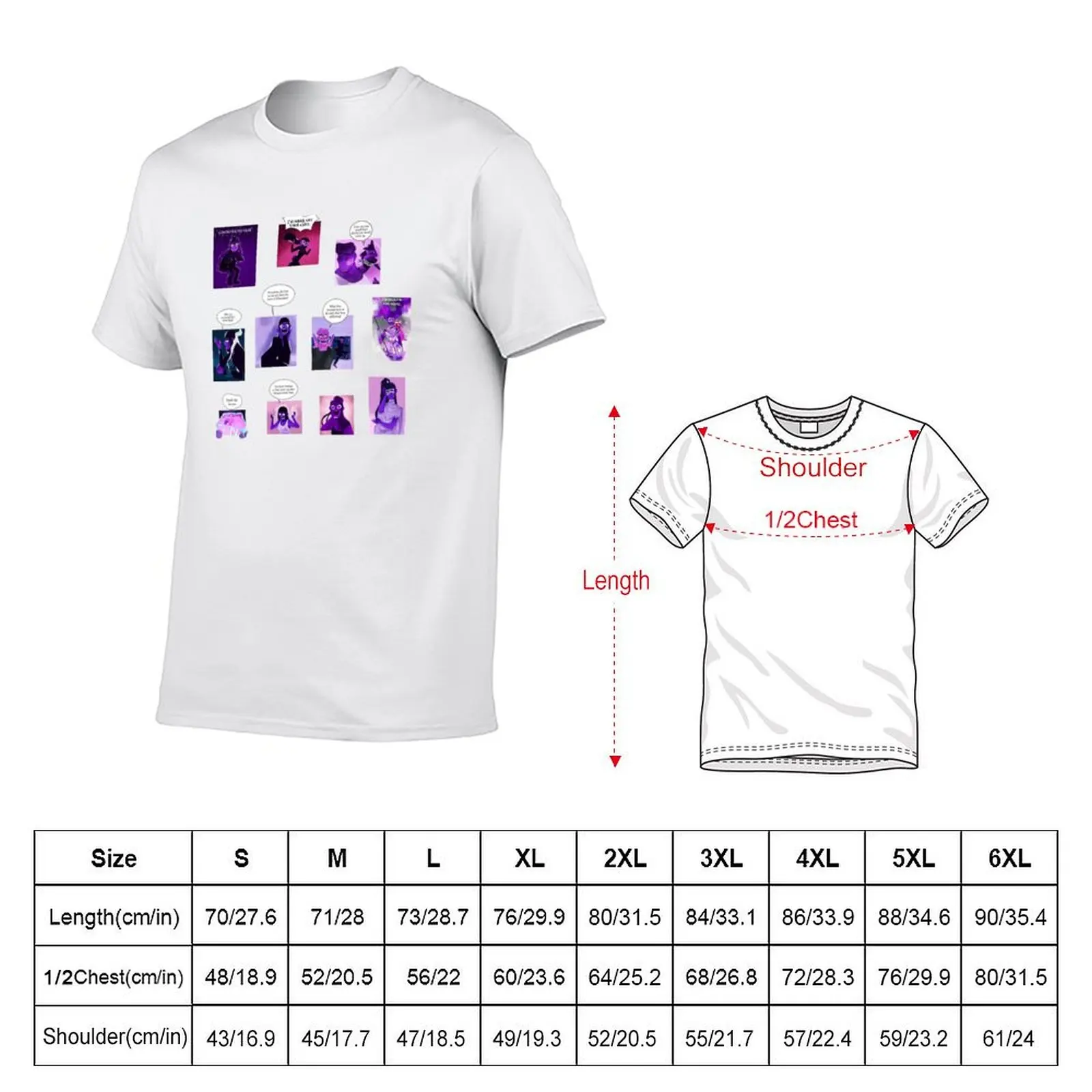 Lore Olympus Artemis Memorable Moments Webtoon Art Sticker/Magnet Value Pack T-Shirt Big Size Daily Wear T-Shirt