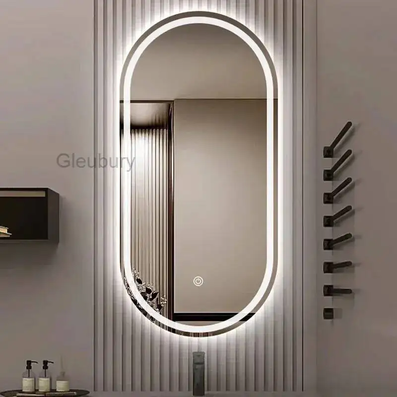 Home Living Room Ornaments Modern For Decoration Floor Mirrors Korean Interior Decorative Espejos Para Pared Mirror Circular