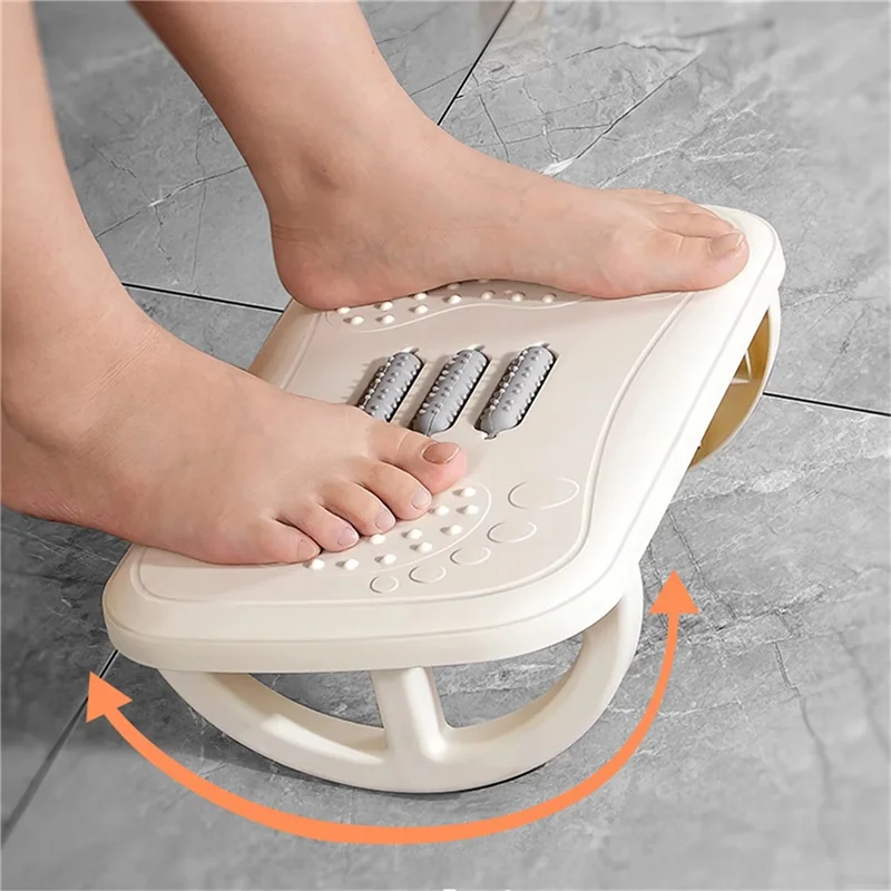 

Well Made-Rocking Footrest Fordesk Balance Board Forhome&Office Enhance Workspace Comfort A