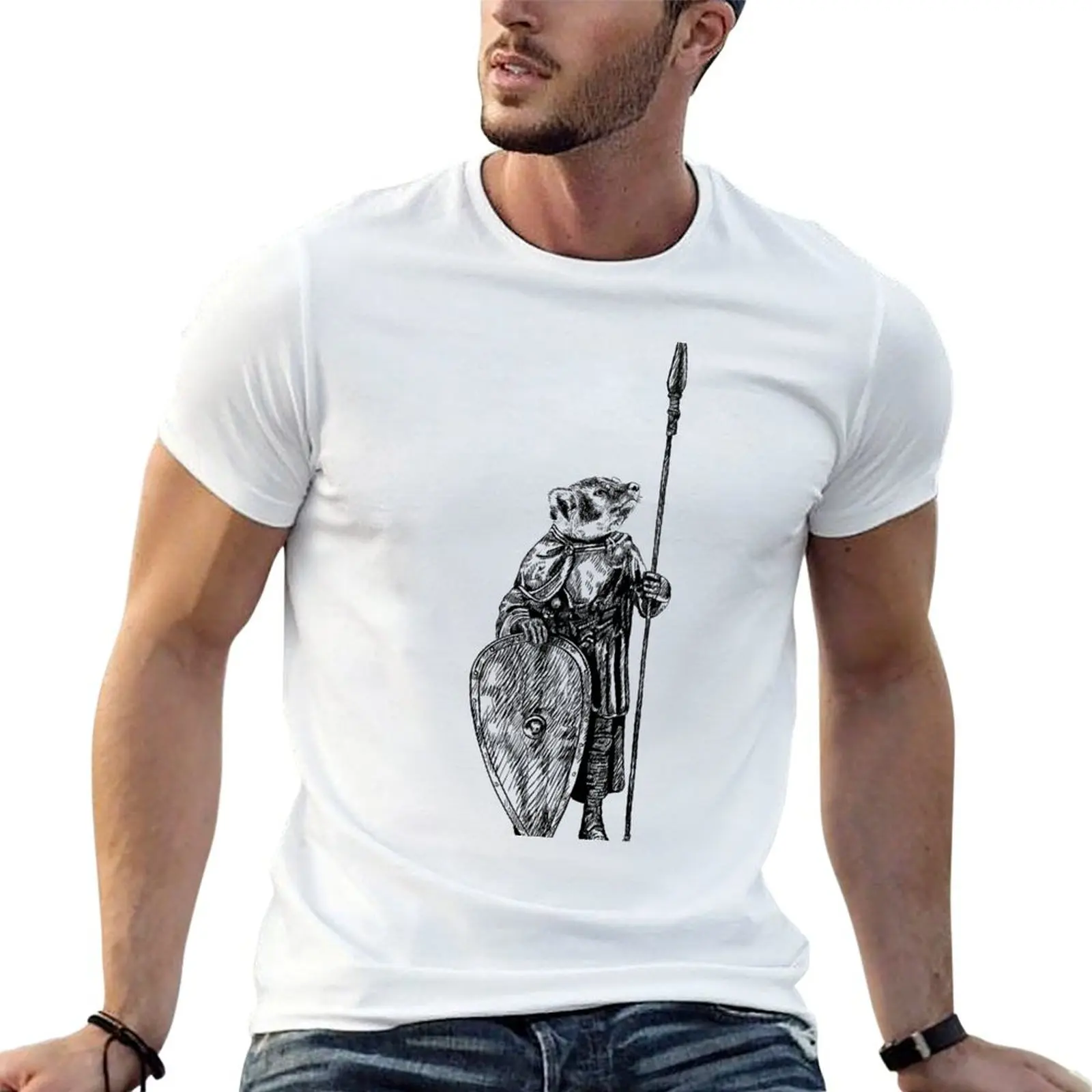 

Badger Spearman T-Shirt t shirts for man graphic tees graphic t shirts for man T-Shirt
