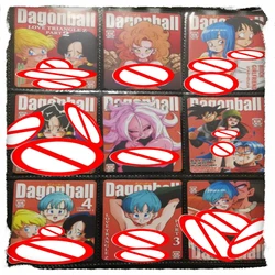 9pcs/Set Anime Dragon Ball Z GT No. 18 ACG Sexy Nude Cards Toy Hobby Collectibles Classic Games Collectible Anime Cards