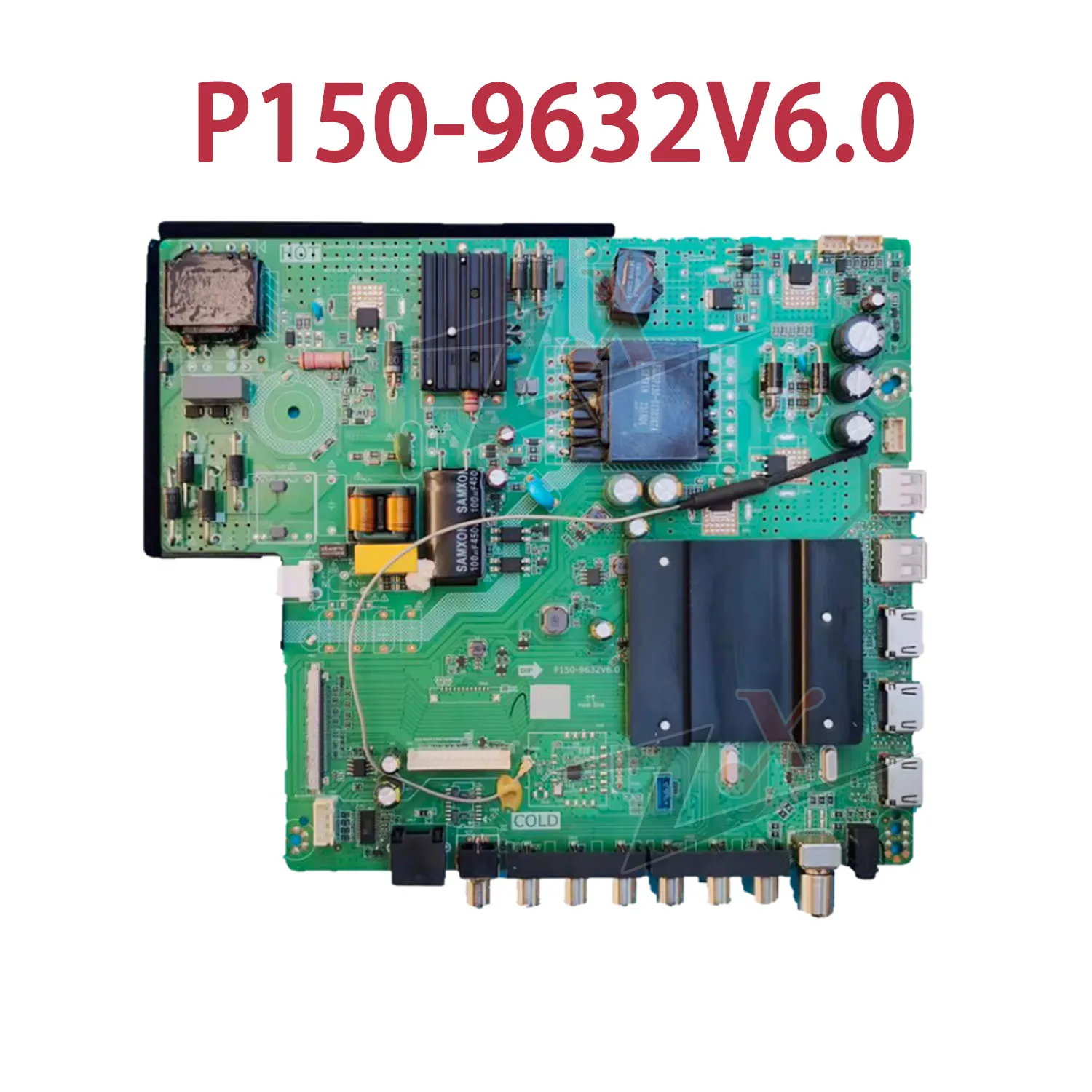 

P150-9632V6.0 Motherboard 1+8G Memory LED Driver Board 4K Smart Network WiFi TV Motherboard P150-9632V6.0