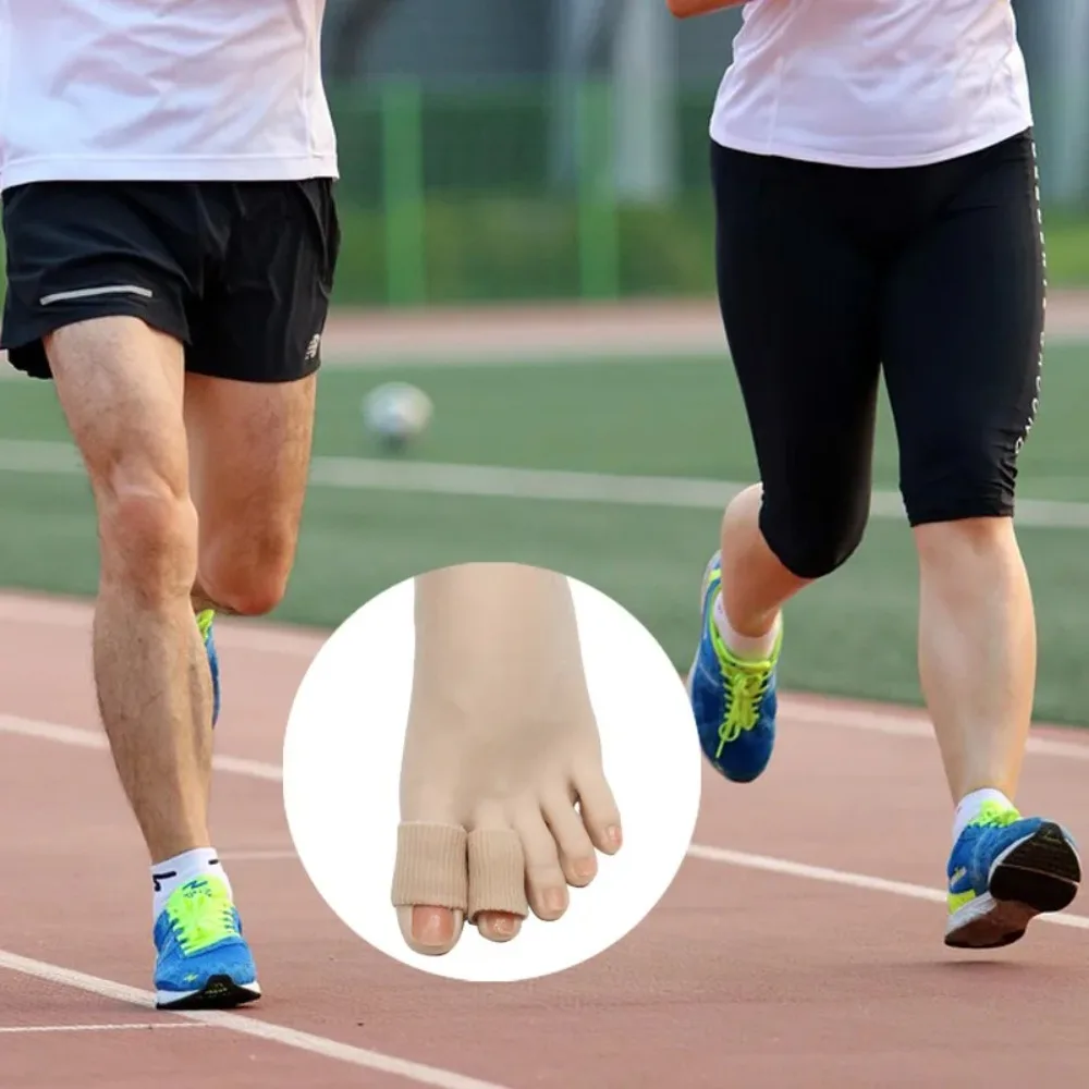 الألياف هلام غطاء أصابع القدم ضمادة الكالس حامي مكافحة كشط لتخفيف الآلام فاصل أصابع القدم العناية بالقدم حماية الاصبع سبا القدم