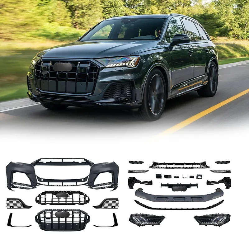 

High Quality Front Bumper and Headlights for Q7(2016-2019) Modified to (2023) SQ7