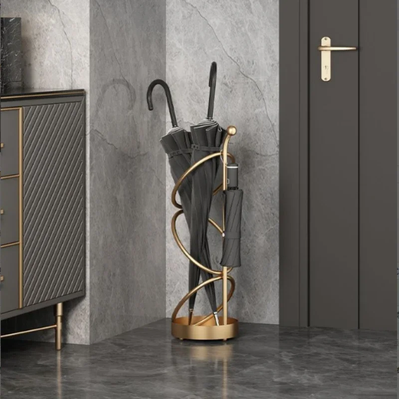 Iron Umbrella Stands Creative Minimalist Umbrella Stand Home Living Room Entrance Umbrellas Holder Large Capacity Umbrellas Rack