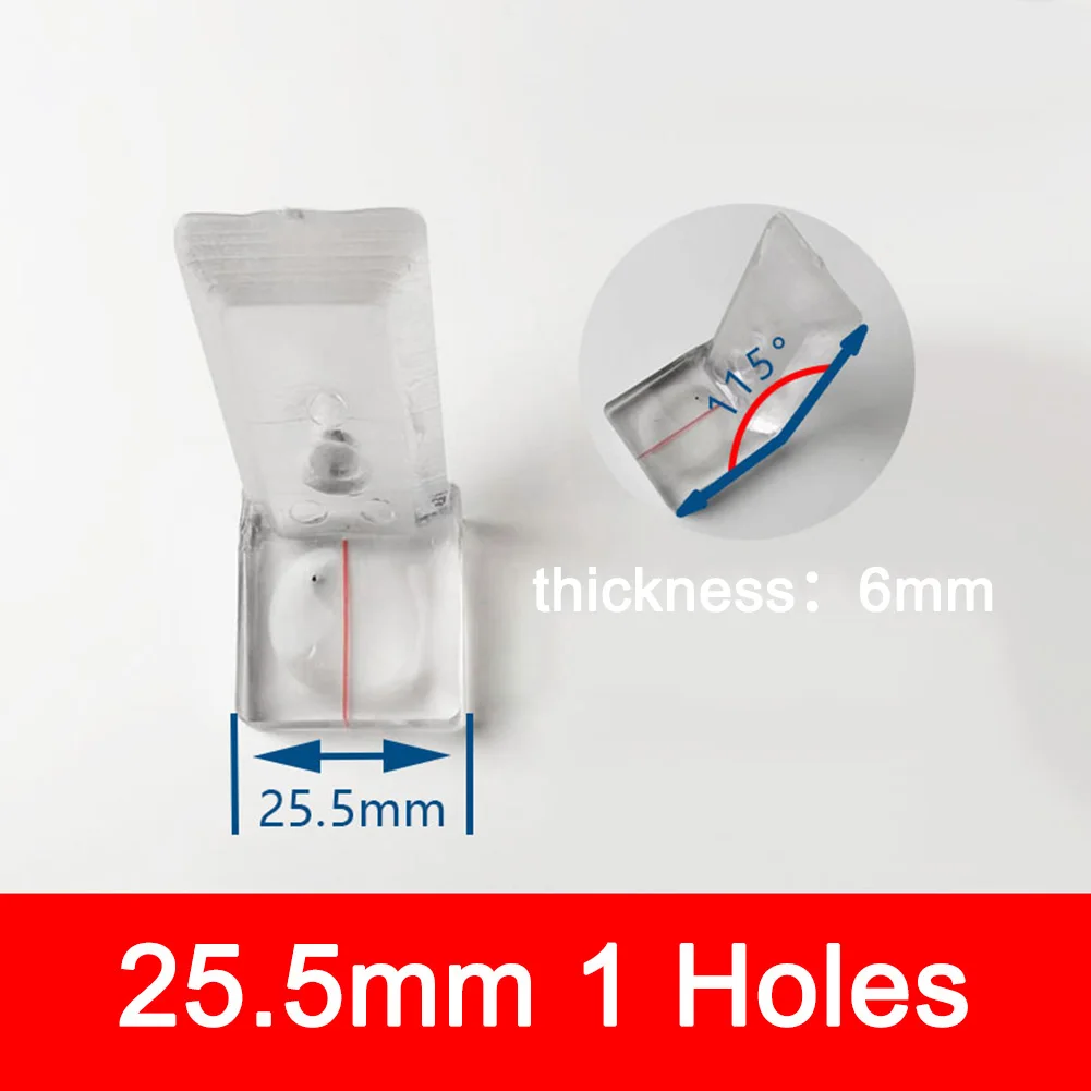 Magnifier Baffle For Sliding Table Saw Ruler Edge Banding Woodworking Machine 25mm 1 Holes 32mm 2 Holes 25.5mm 1 Holes