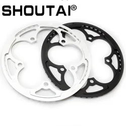 Aluminum Alloy Bike Chain Wheel Platters Crankset 50T Crankguard 130 AL7075 For Brompton Folding Bicycle BMX Chainring Bike Part