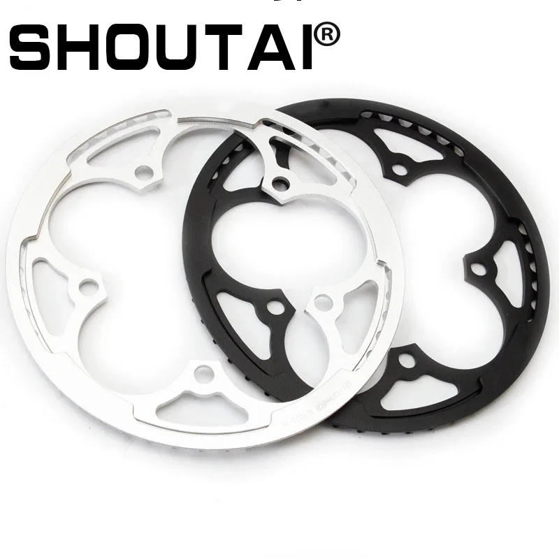 Aluminum Alloy Bike Chain Wheel Platters Crankset 50T Crankguard 130 AL7075 For Brompton Folding Bicycle BMX Chainring Bike Part