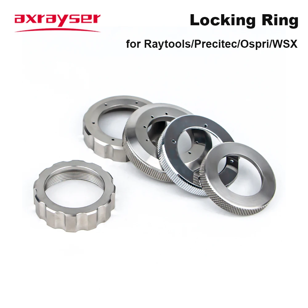 Laser Ceramic Ring Locking Nut for Raytools WSX Precitec Ospri Laser Cutting Head Locking Ring Accessories