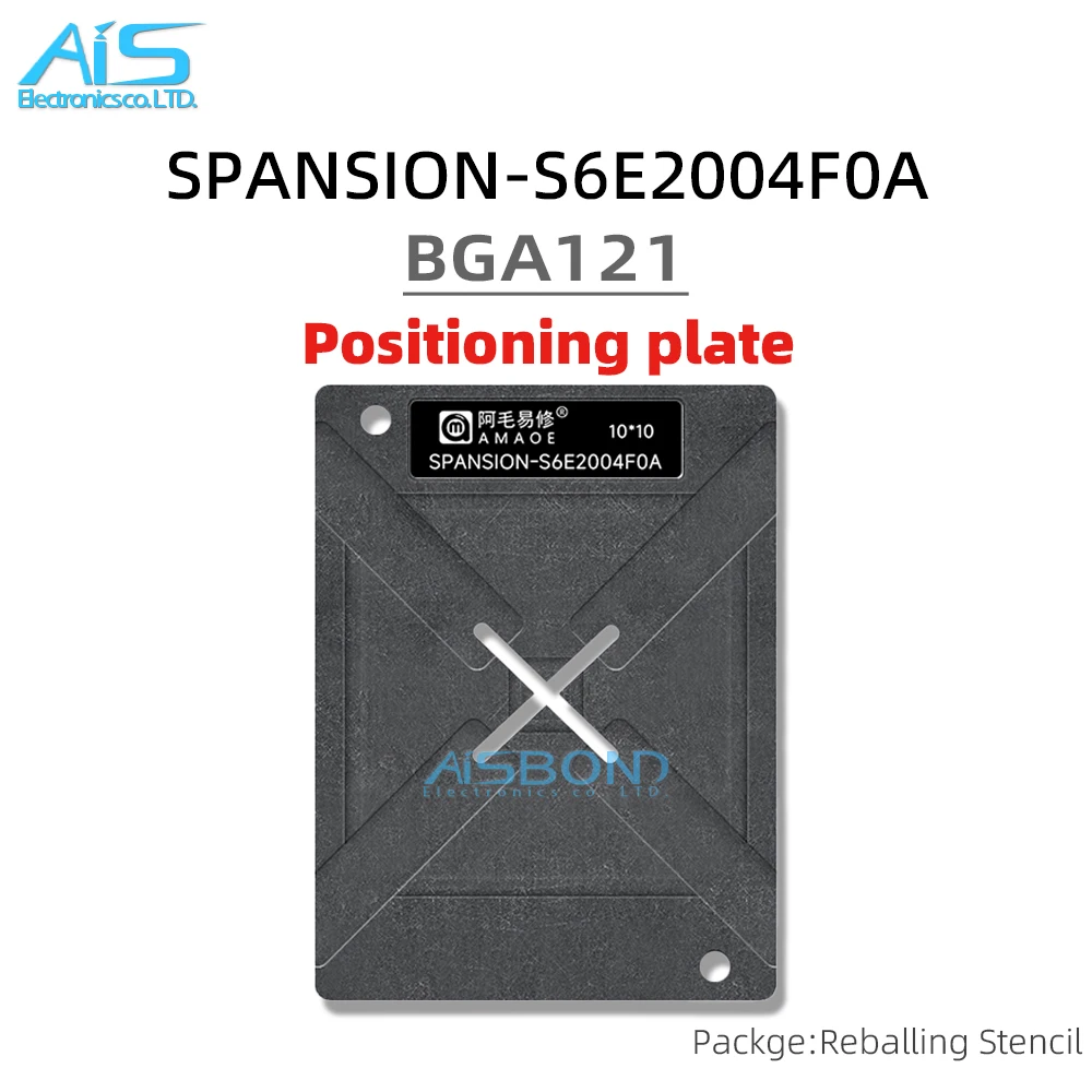 BGA Reballing Stencil Template For SPANSION S6E2004F0A Main Control Chip Positioning Plate Plant tin net