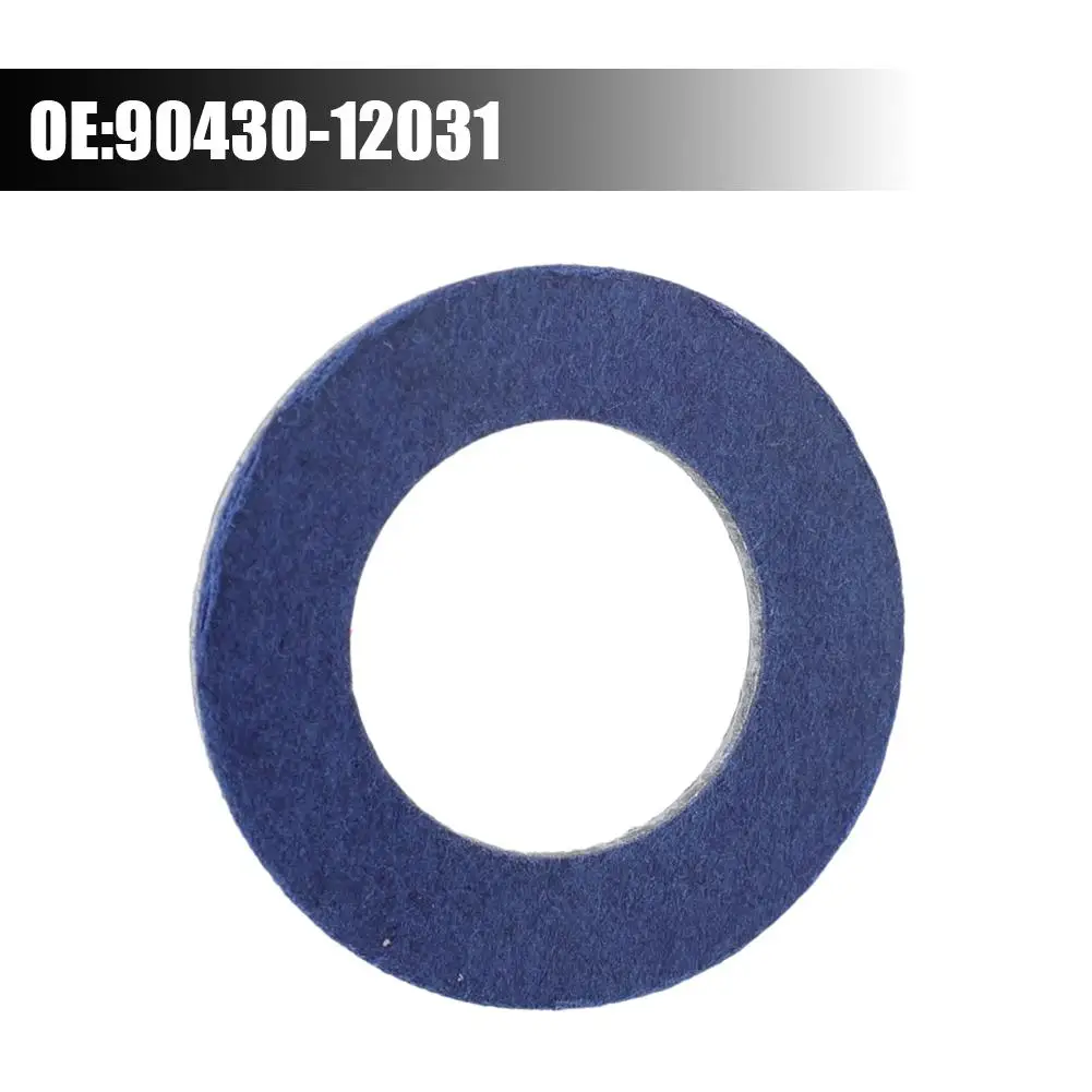 

1Pcs Oil Drain Plug Gaskets Seal Washer Oil Pan Oil Drain Plug Gaskets for Toyota CAMRY COROLLA Auto Parts # 90430-12031 I0U0