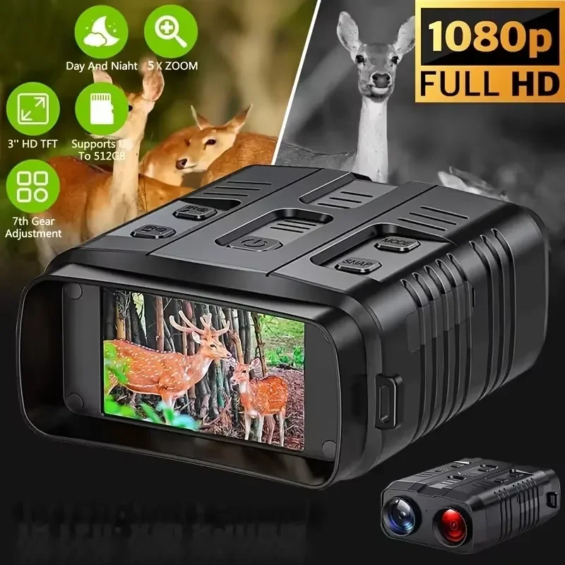 2026 Spyglass Thermal Scope for Night Vision Binoculars for Hunting Tactical Light Digital Zoom Telescope for Chasse Night