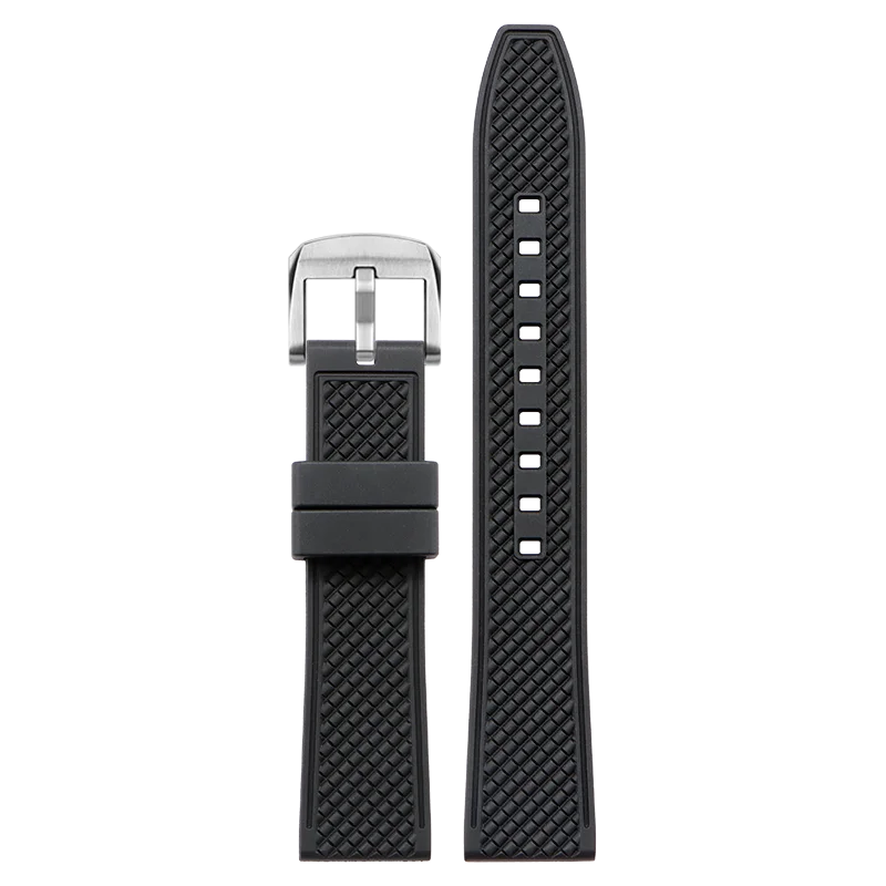 حزام ساعة فلوروروبر متوافق مع لونجين - من أجل الروح الكلاسيكية وإعادة الإصدار والطيار ومجموعات الفتح 20 21 ملم