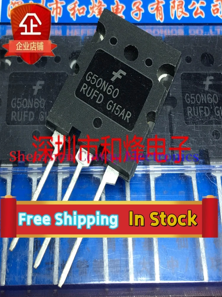 

10PCS-30PCS G50N60RUFD SGL50N60RUFD TO-264 600V 50A In Stock Fast Shipping