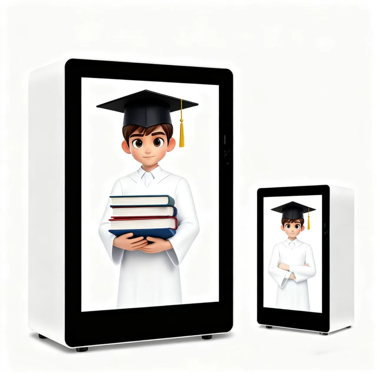 For Android Transparent Display Cabinet 10 Point Capacitive IR Touch Multi Touch LCD Interactive Kiosk Screen
