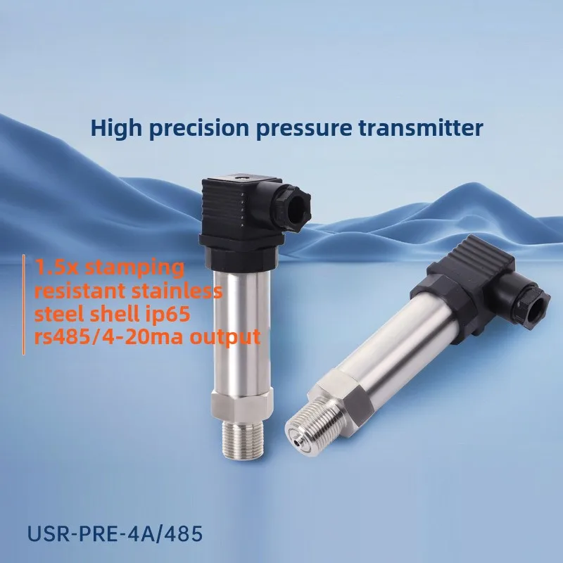 

USR-PRE-4A/485 High Accuracy Pressure Sensor Compact Pneumatic Hydraulic Water Pressure Transmitter 485/4~20mA Output