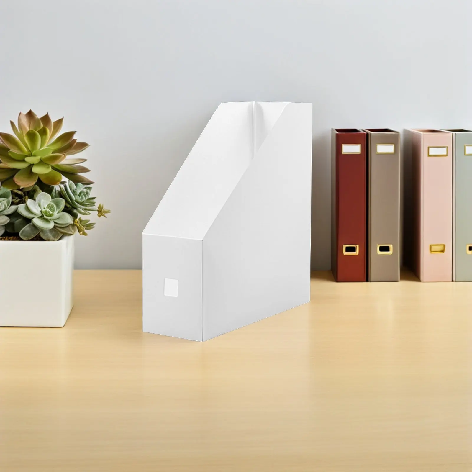 

3Pcs File Rack Plastic Desktop Office Document Organizer Holder Folder Book Storage File Folder Storage Box