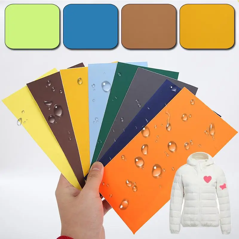 Self Adhesive Repair Kit Fix Rips Holes Down Jacket Clothes Washable Patches DIY Repair Raincoat Umbrel Cloth Sticker Decoration