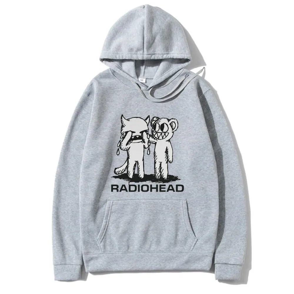 Radiohead Hoodies Punk Indie Rock Band Print Men Woman Streetwear Hoodie Sweatshirts Harajuku Pullover Unisex Tracksuit Clothing