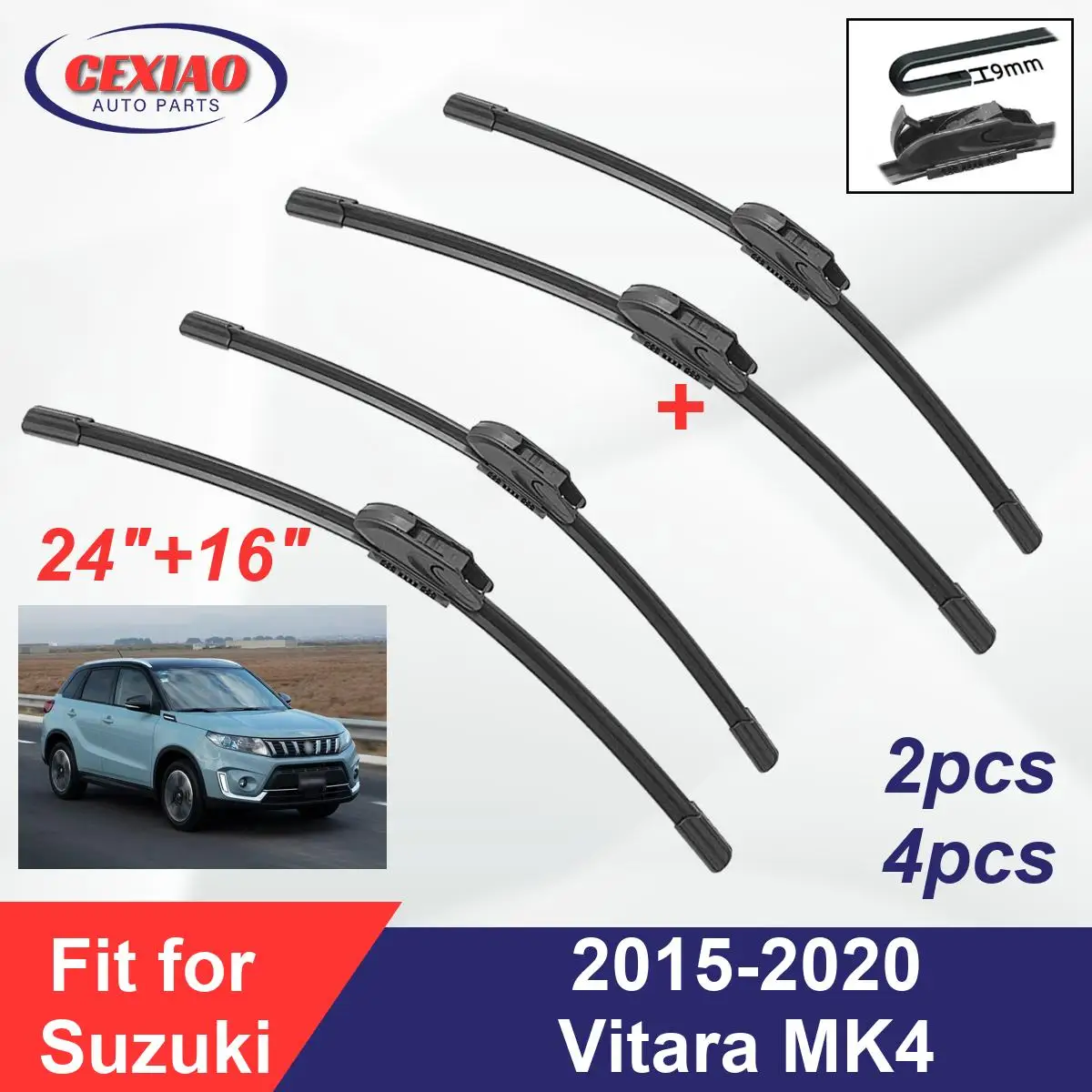 

Щетки стеклоочистителя для Suzuki Vitara MK4 2015-2020