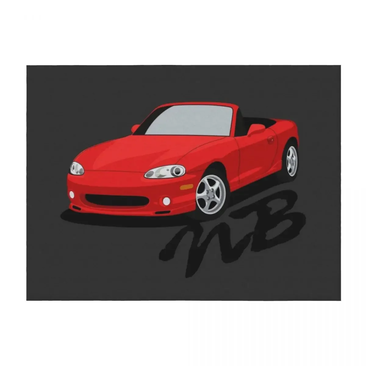 

Miata NB Throw Blanket Nap Beautifuls halloween Luxury Blankets