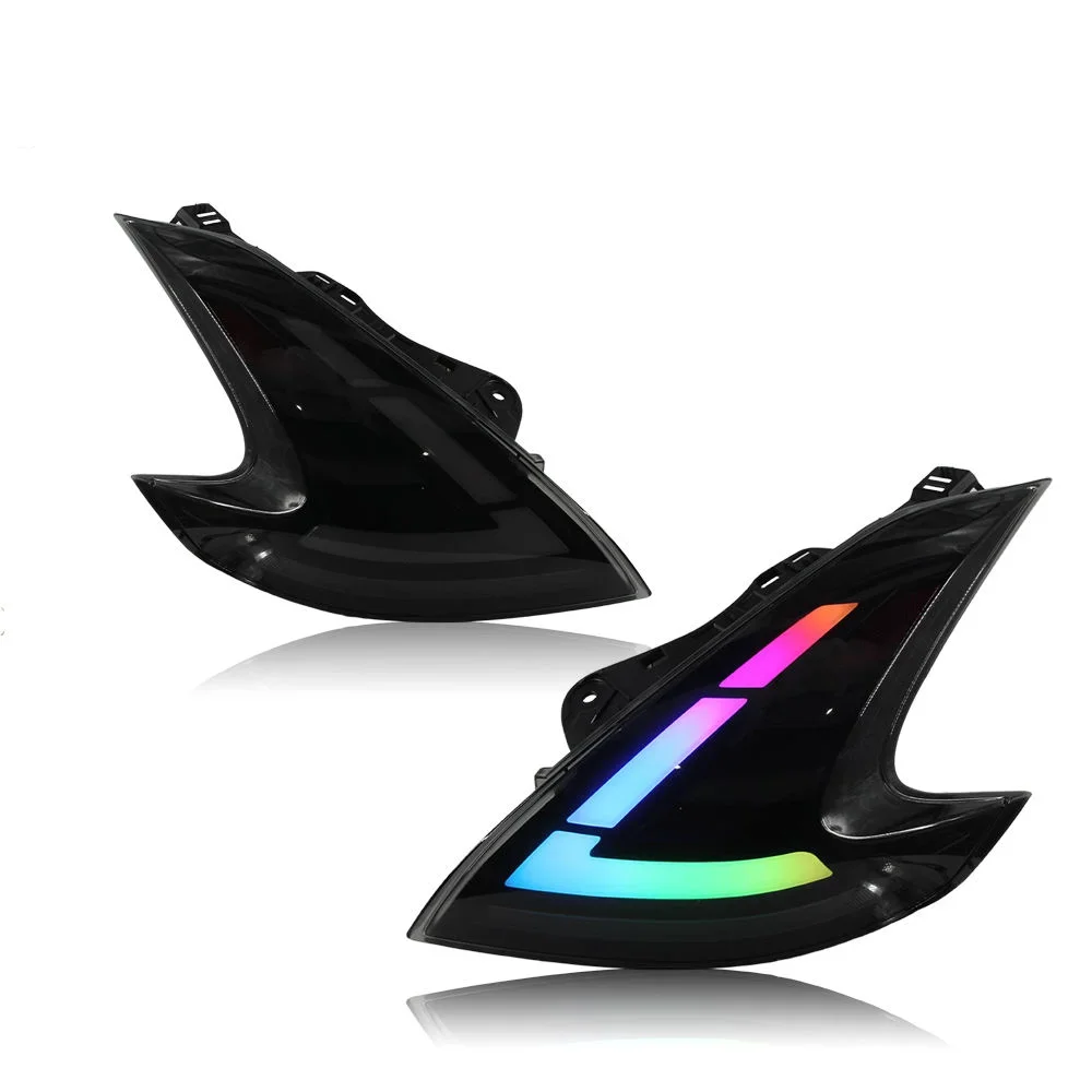 Archaic LED Colorful Rear Back Lamp Assembly for Ni-ssan 370Z Z34 Fairlady Z NISMO 2009-2021RGB Startup Animation DRL Tail Light