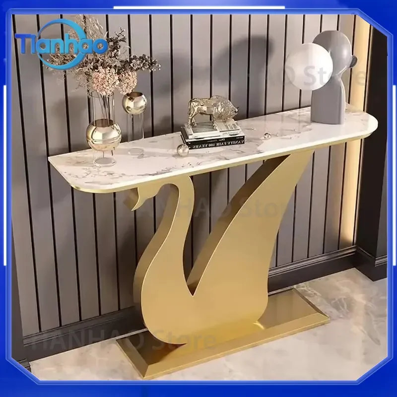 Modern Console Table for Home Living Room Trendy Classic Luxury Aesthetic Unique Woonkamer Tafel