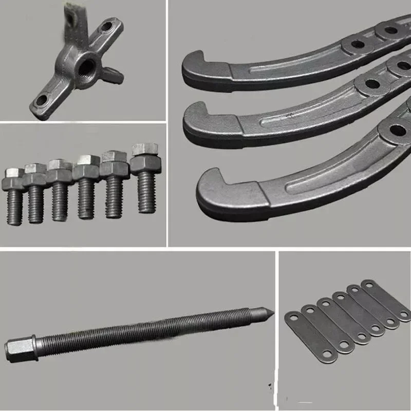 For Pulley Gear Bearing Flywheel 3/4/6inch Gear Puller, 2 Jaw / 3 Jaw Puller with Reversible Jaws, Pulley Puller Removal Tool