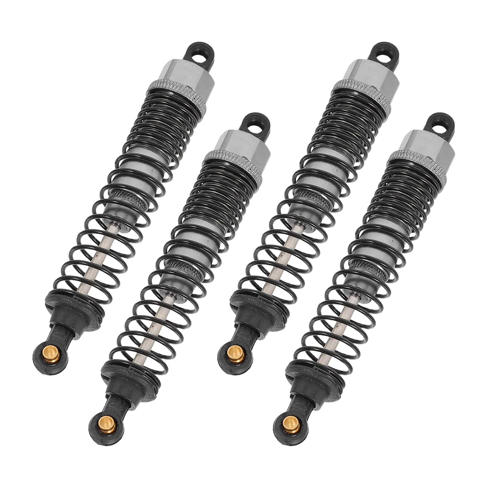 

2 Pairs Adjustable Aluminum Rc Car Shocks Front Rear Suspension Damper For Trucks Shock Absorbers Replacement Parts Off