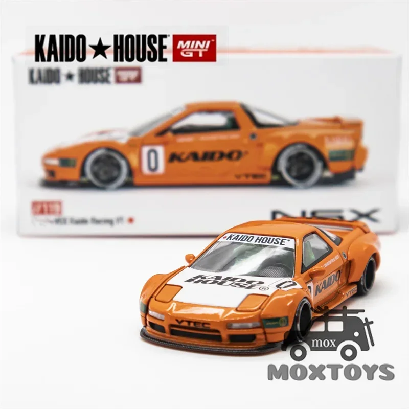 

Kaido House x MINI GT 1:64 NSX Kaido Racing V1 оранжевая литая модель автомобиля