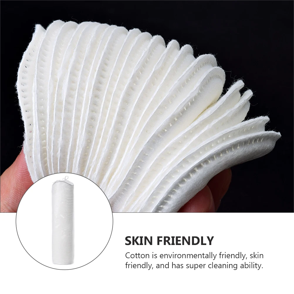 

Cotton Makeup Remover Pads Facial Cleansing Sponge Women Natural Sponges Face Cleaning Puff Eco Friendly Soft Lightweight Travel