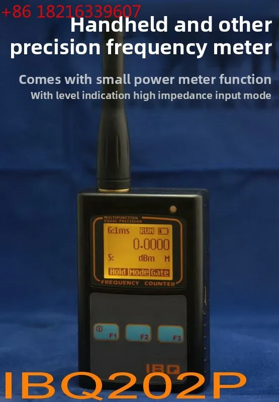 TAO IBQ202P Handheld Multi-Function Equal Precision Frequency Meter RF Small Power Meter