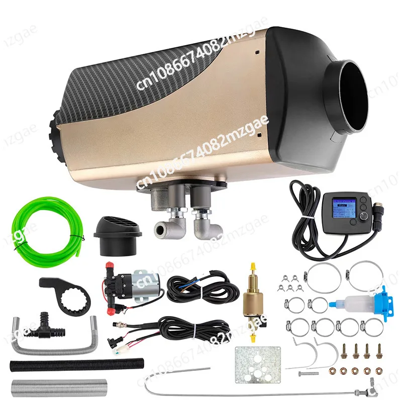 

24V Truck Parking Diesel Air Heater Engine 12V RV Water Tank Preheating Air Heating Water Heating Integrated Machine.