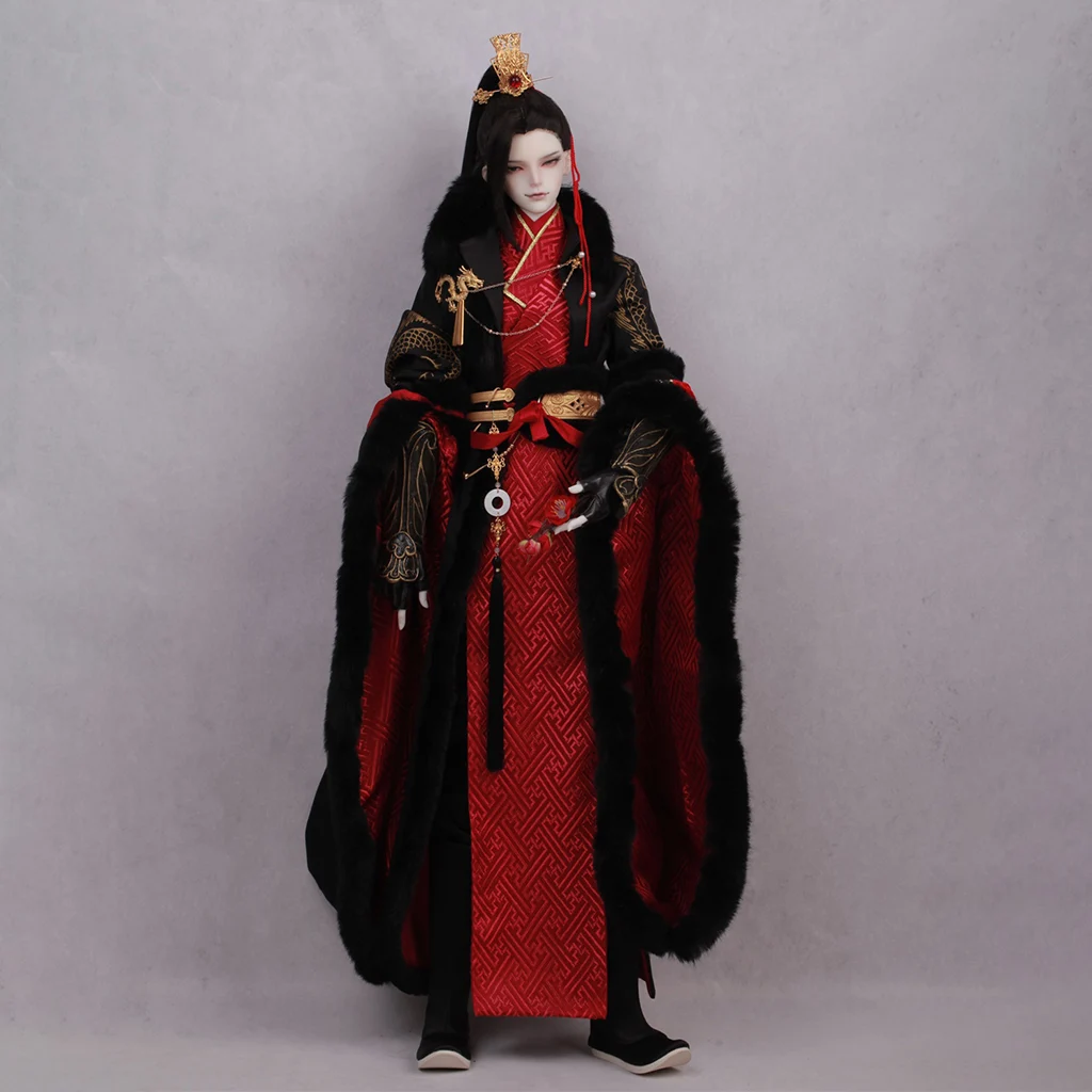 

1/3 Scale Ancient Costume BJD Clothes Chinese Hanfu Robe Samurai Outfit for BJD/SD SSDF ID75 Strong Uncle Doll Accessories C1504