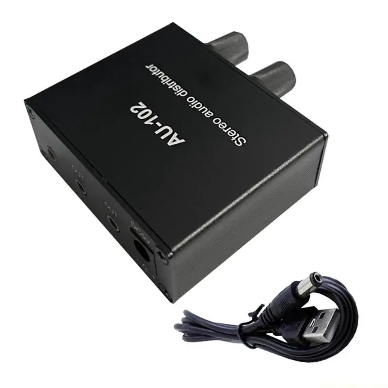 F62C Flexible AU~102 1X2 2Channel Auditory Distributor for Home Entertainments