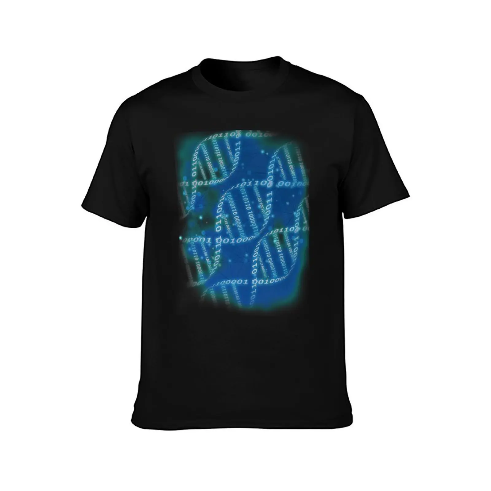 Binary Code DNA Computer Software Geek Coders Gifts T-Shirt Sporty Breathable Short Sleeve T-Shirt