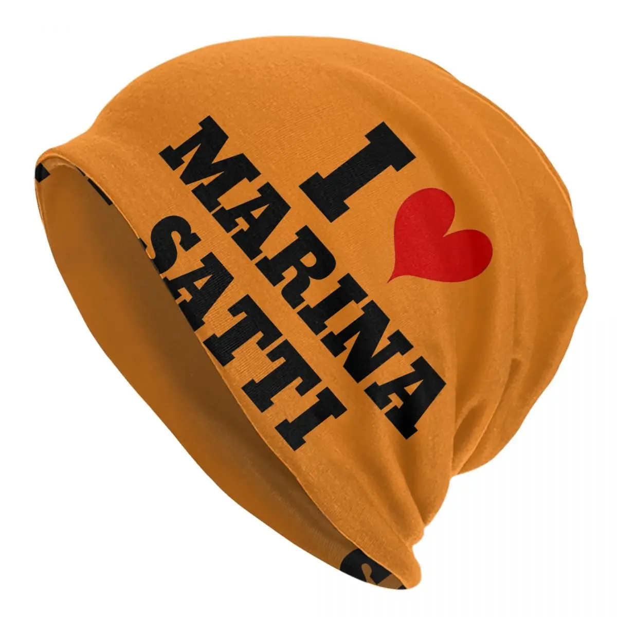 I Love Marina Satti Bonnet Homme Outdoor Thin Hat Marina Skullies Beanies Caps For Men Women Style Fabric Hats