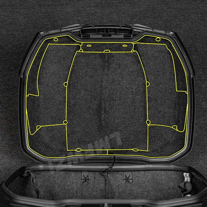 Für GIVI V58 Motorrad Top Case Futter Matte Schutz Zubehör Stoßfest Abnormale Lärm Verhindern Kratzer