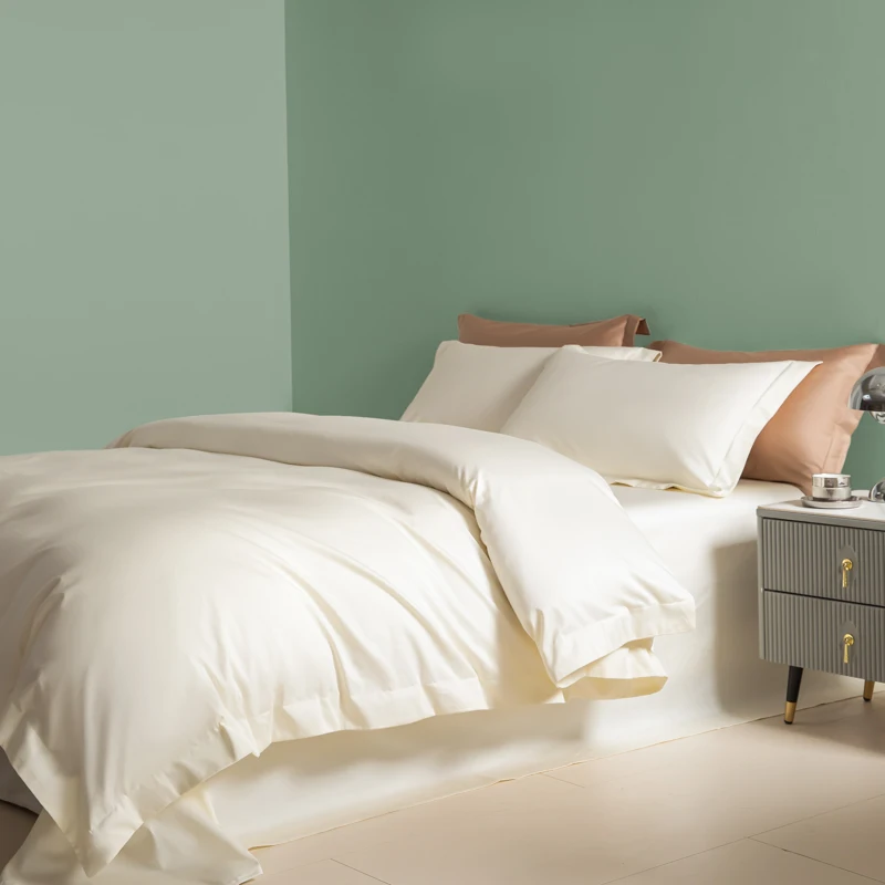 

2025 New Premium Egyptian Cotton Duvet Cover 210x210cm Square Design