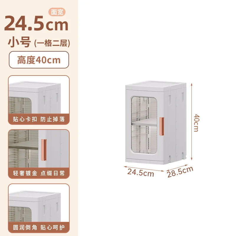 Model desainer lemari penyimpanan celah multi-lapis rak lantai mudah digunakan