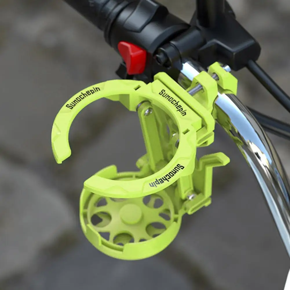 Universal Motorcycle Cup Holder Foldable Electric Bike Water Bottle Mount Handlebar Beverage Drink Bracket for Scooter