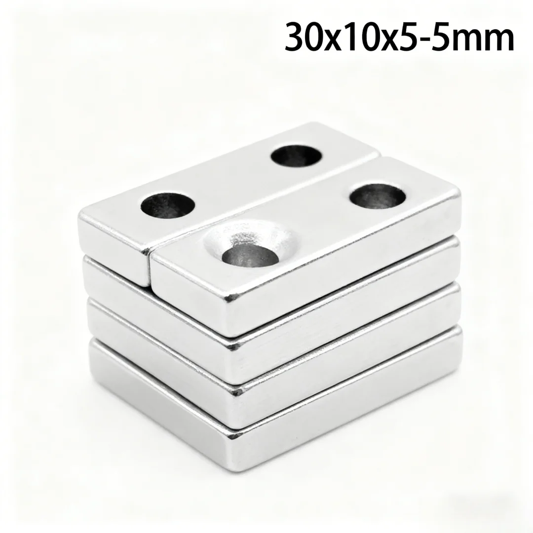 30x10x5-5mm Sheet Powerful Magnets 30x10x5-5 Strong Block Magnets For Fridge DIY Building Scientific Craft Education 30*10*5-5